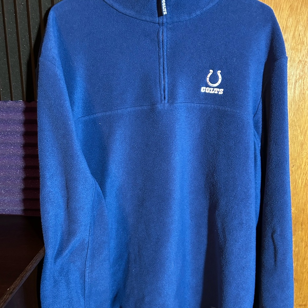 Blue Indianapolis Colts Quarter-Zip Sweater nfl